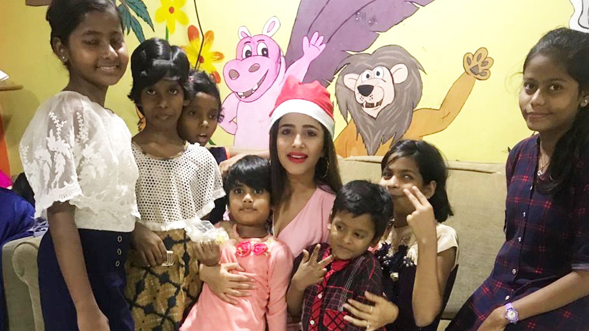 Kate Sharma Celebrated Her Christmas With Desire Orphanage Kids
