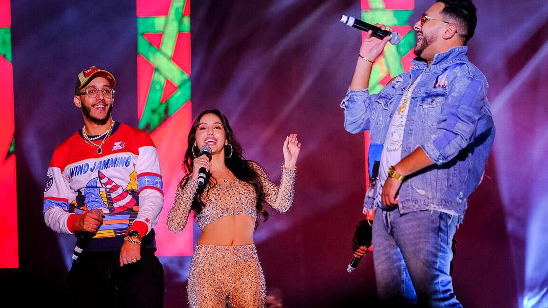 Nora Fatehi sets the stage on fire with her singing