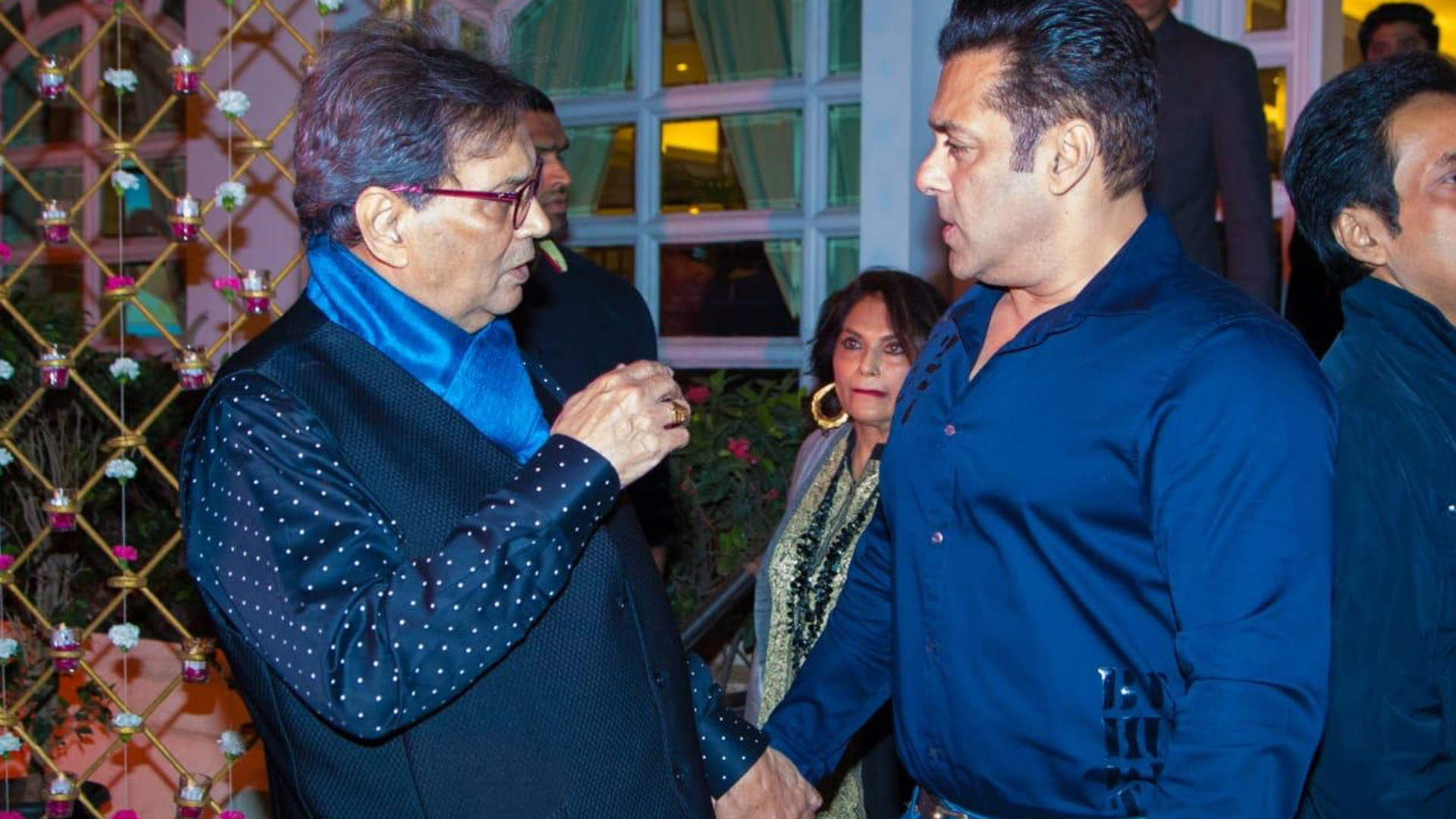 Salman Khan, Madhuri Dixit, Jackie Shroff and Aishwarya Rai Bachchan attended  Subhash Ghai’s birthday dinner on 24th January