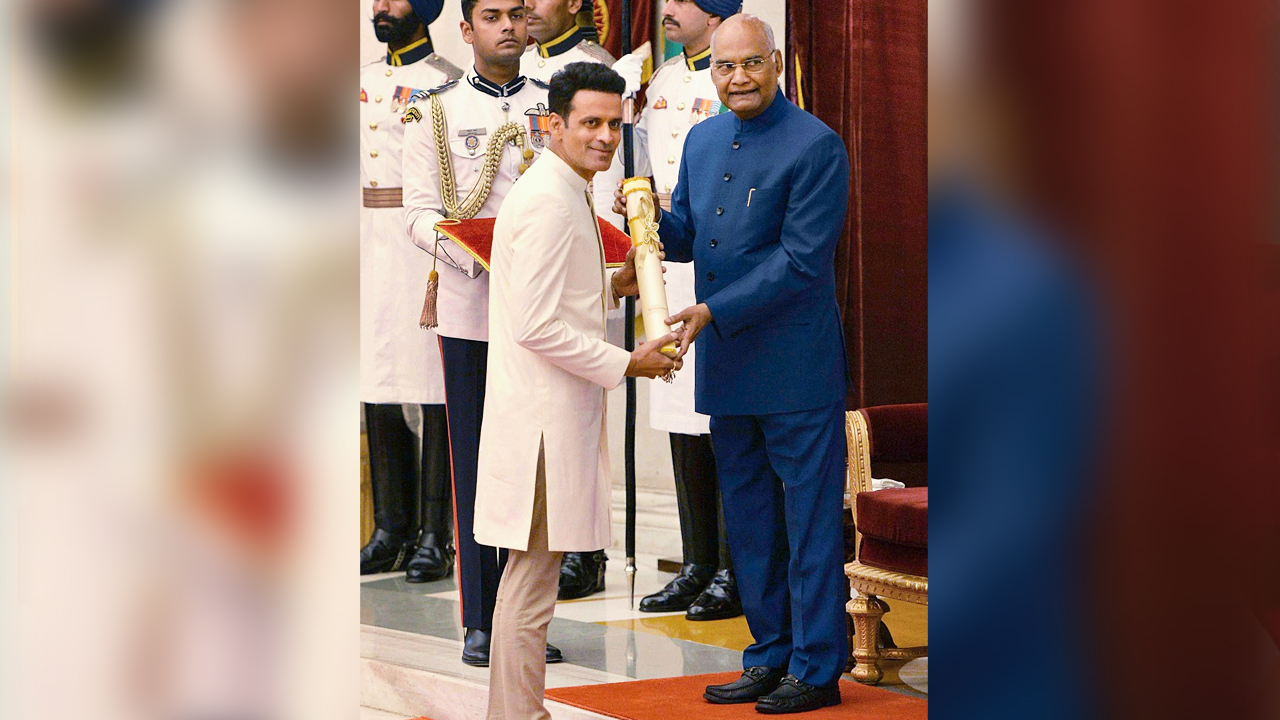 Manoj Bajpayee Honoured With Padma Shri by President Kovind