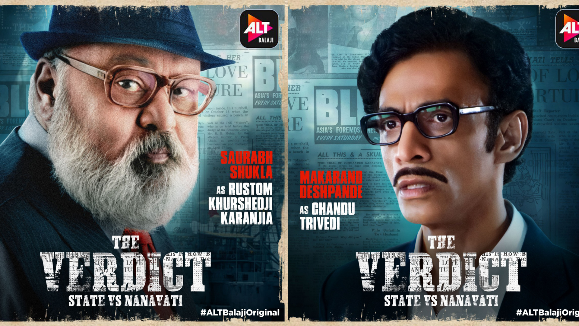 Makers of ALTBalaji’s ‘The Verdict – State Vs Nanavati’ unveil a new set of characters from the upcoming series!