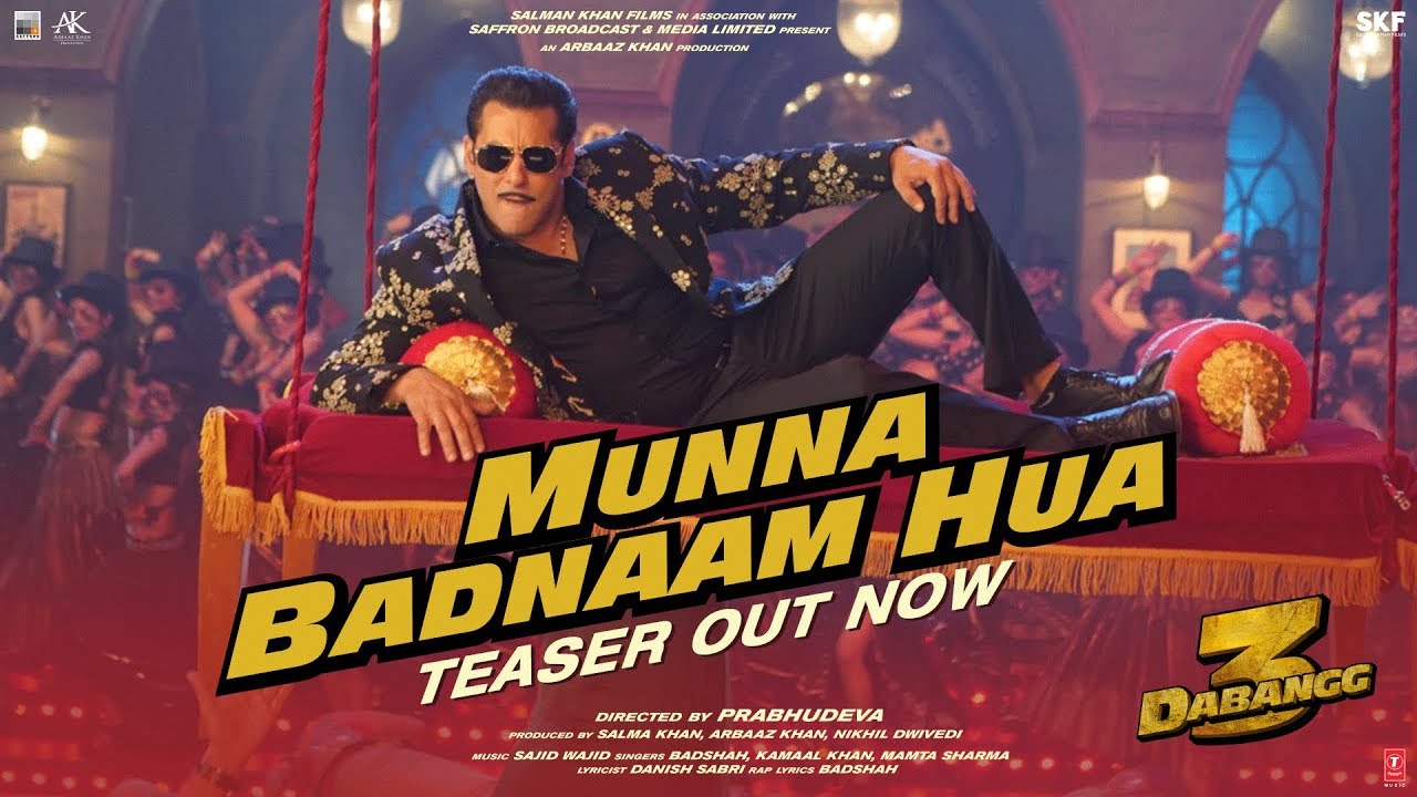 Millions to witness the worldwide launch of Munna Badnaam from Dabangg 3, live on Facebook