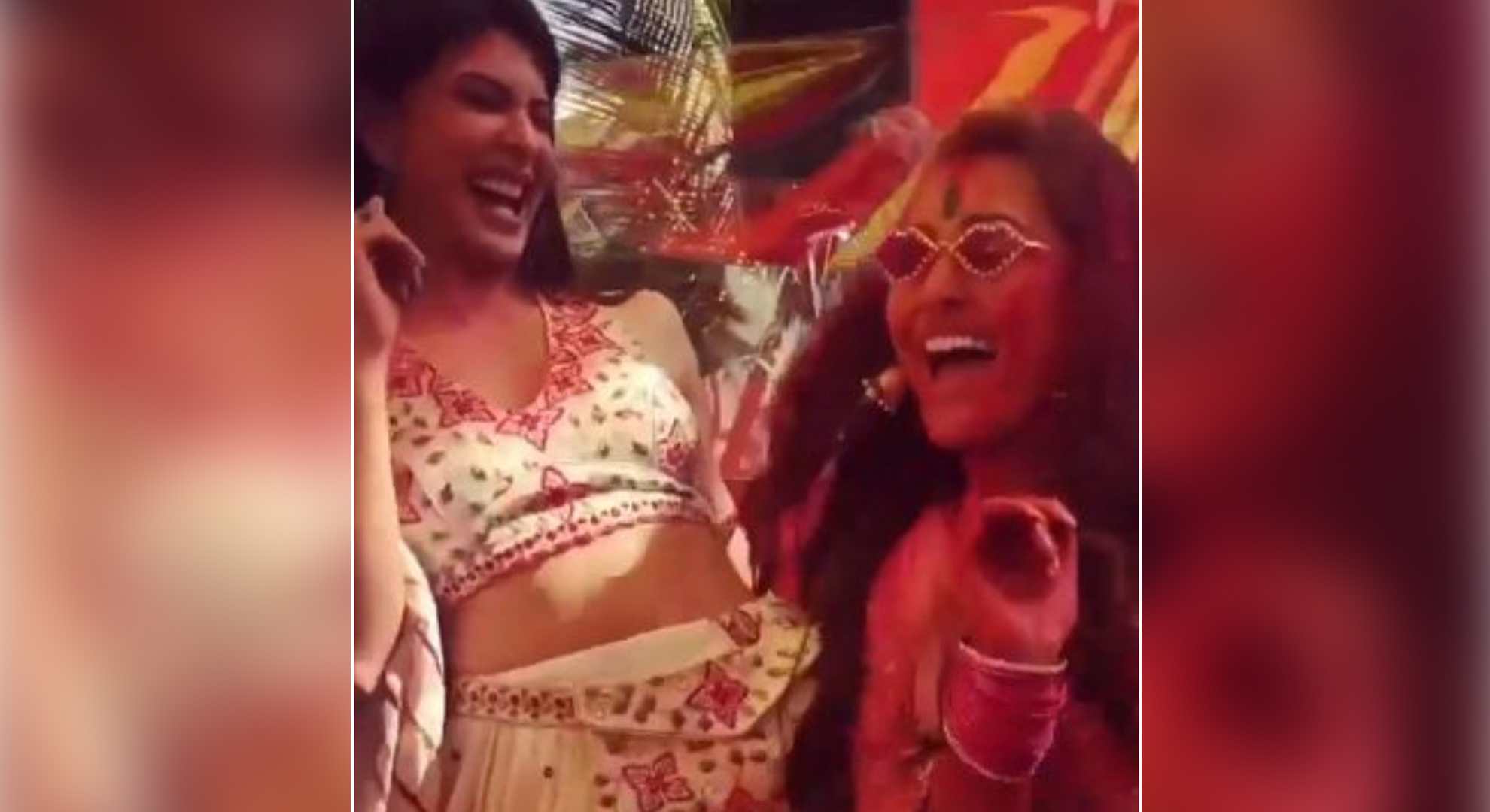 Urvashi Rautela and her best pal Jacqueline Fernandez sizzle the dance floor at a holi party