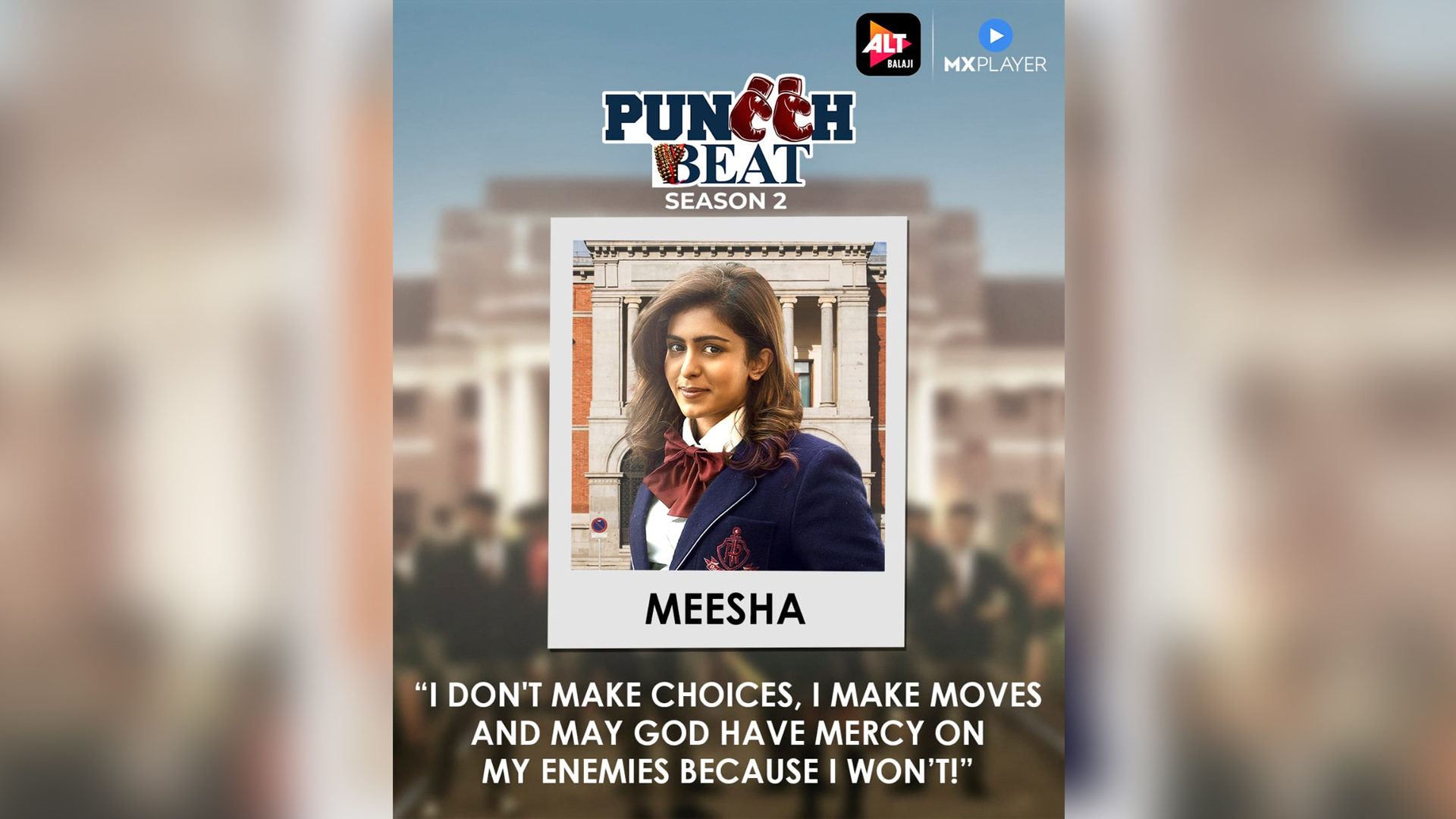 Samyuktha Hegde as Meesha is the latest entrant in ALTBalaji’s youth-drama Puncch Beat 2