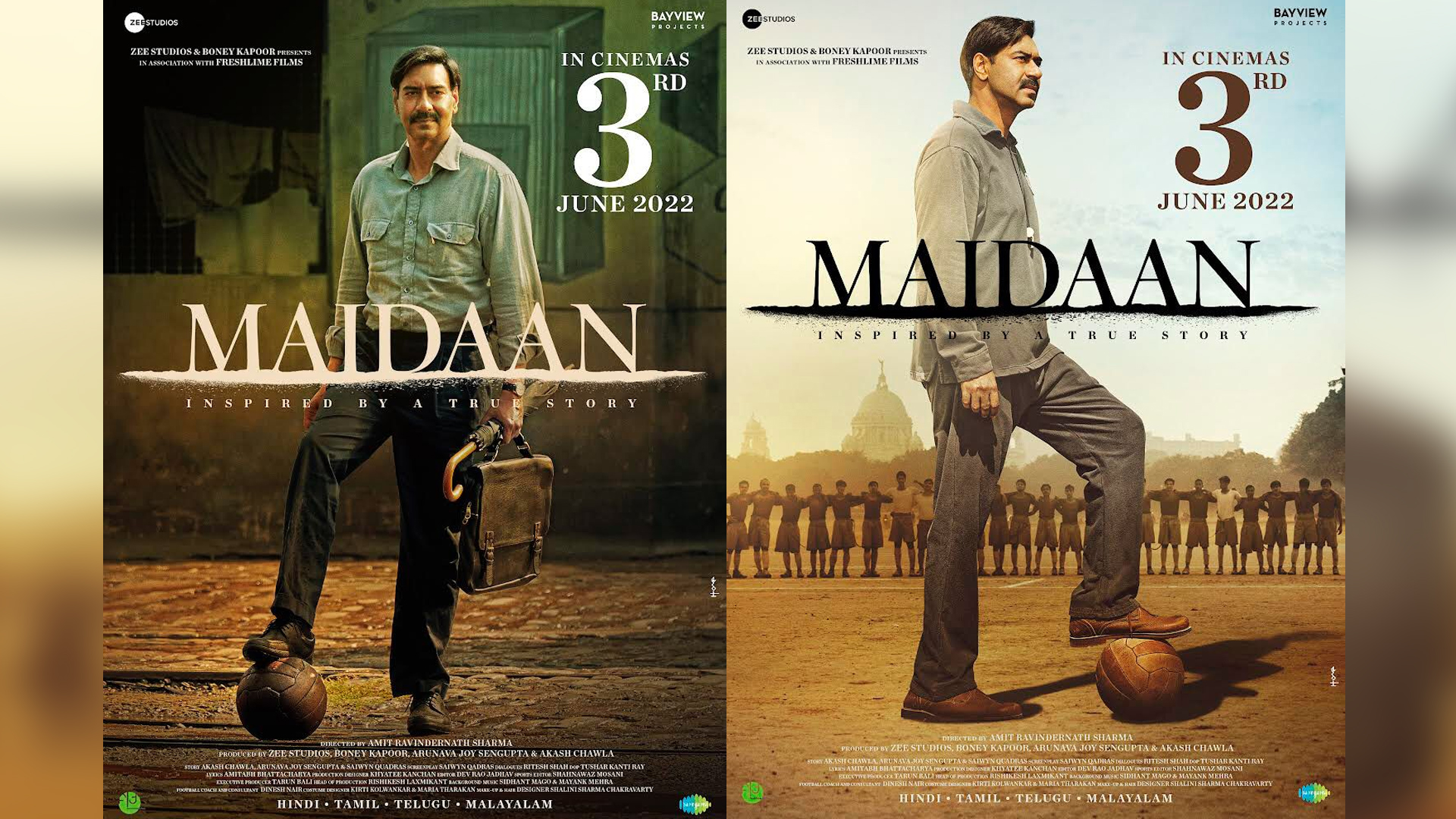 The unknown true story that will make every Indian proud, ‘Maidaan’, to release worldwide in cinemas on 3rd June 2022