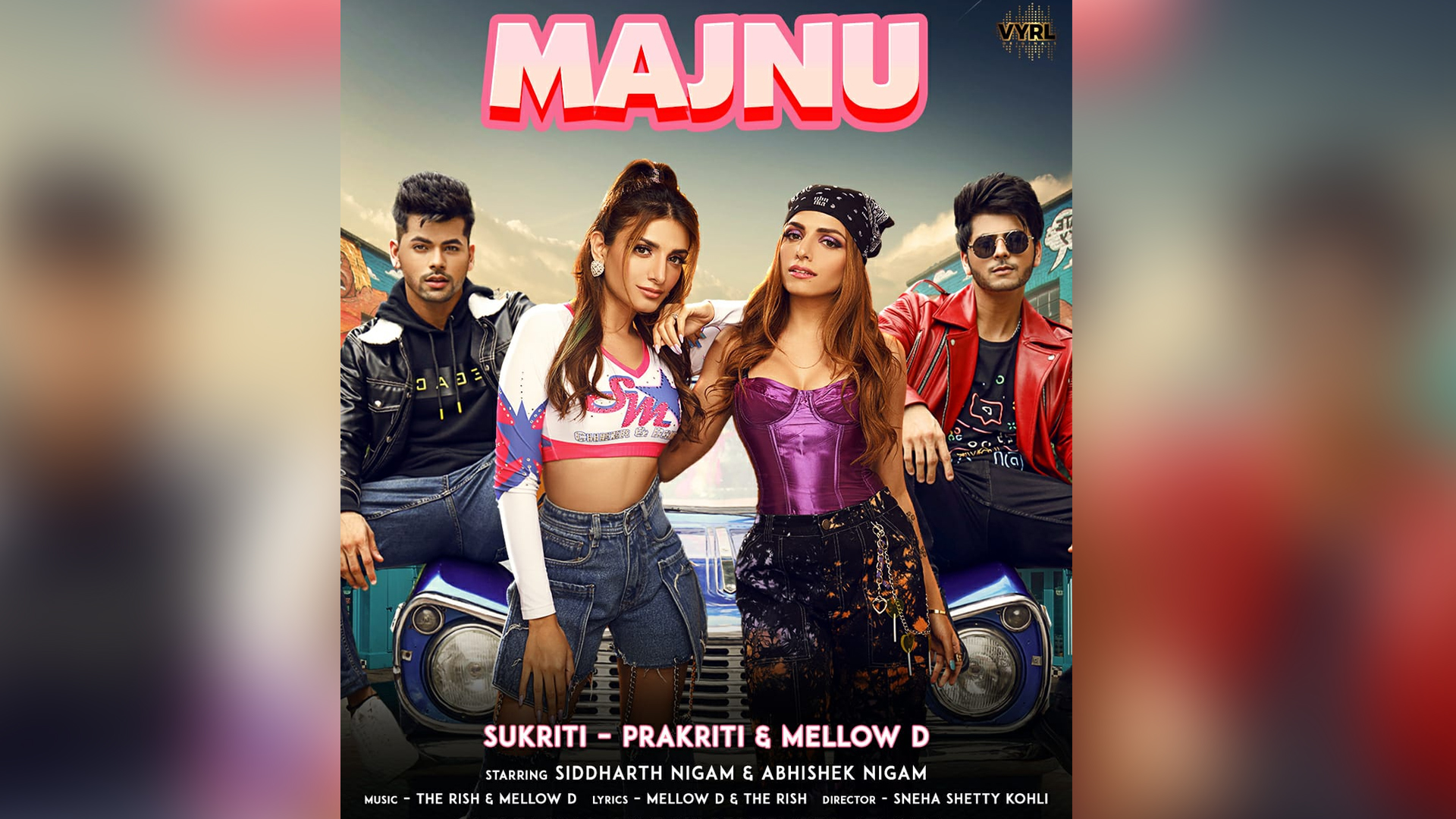 After delivering a massive hit together – Mafiyaan, the multitalented twins Sukriti-Prakriti along with Mellow D are back with another groovy song ‘Majnu’.