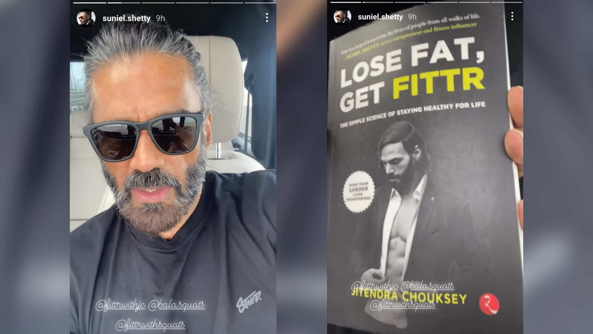 Suniel Shetty reveals his go to book for fitness and a healthy lifestyle