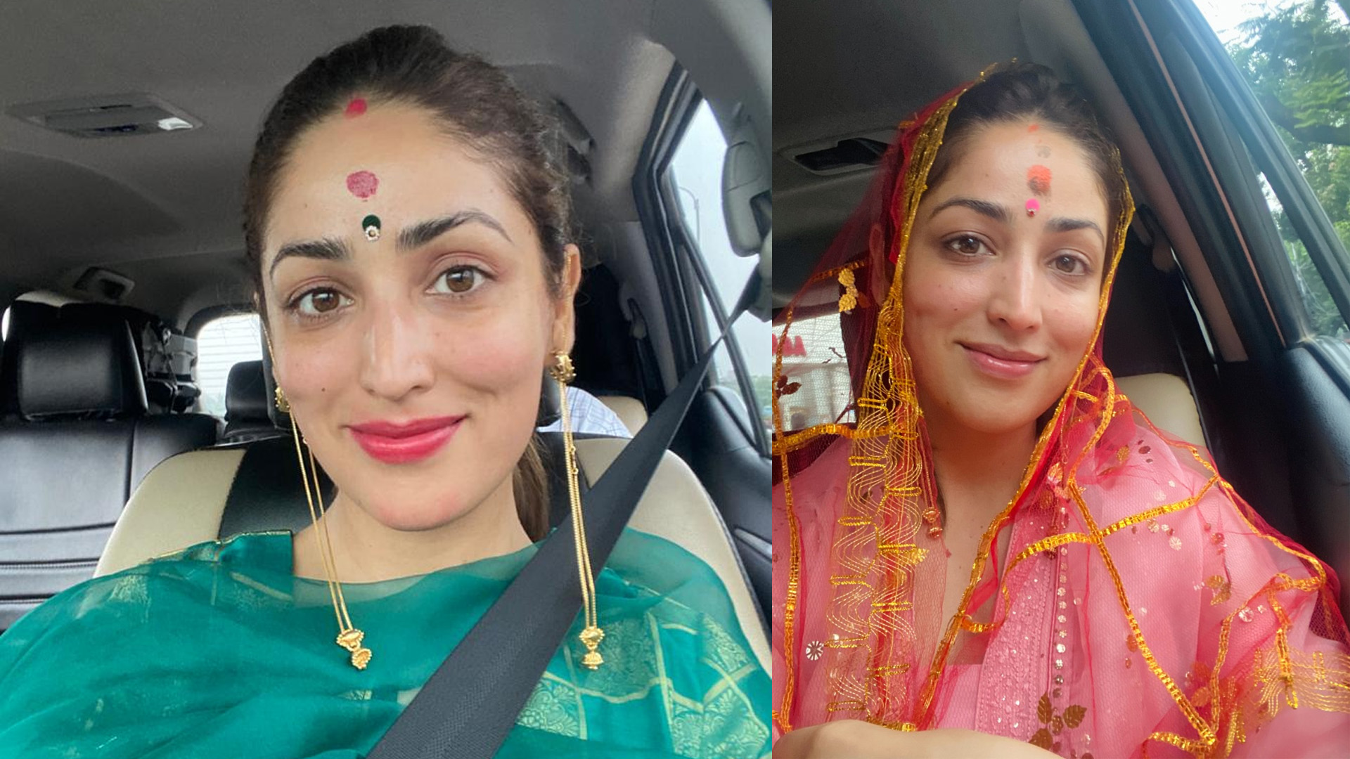 Yami Gautam offered her prayers at Dakshineswar & Kali Bari Temple amid LOST shooting