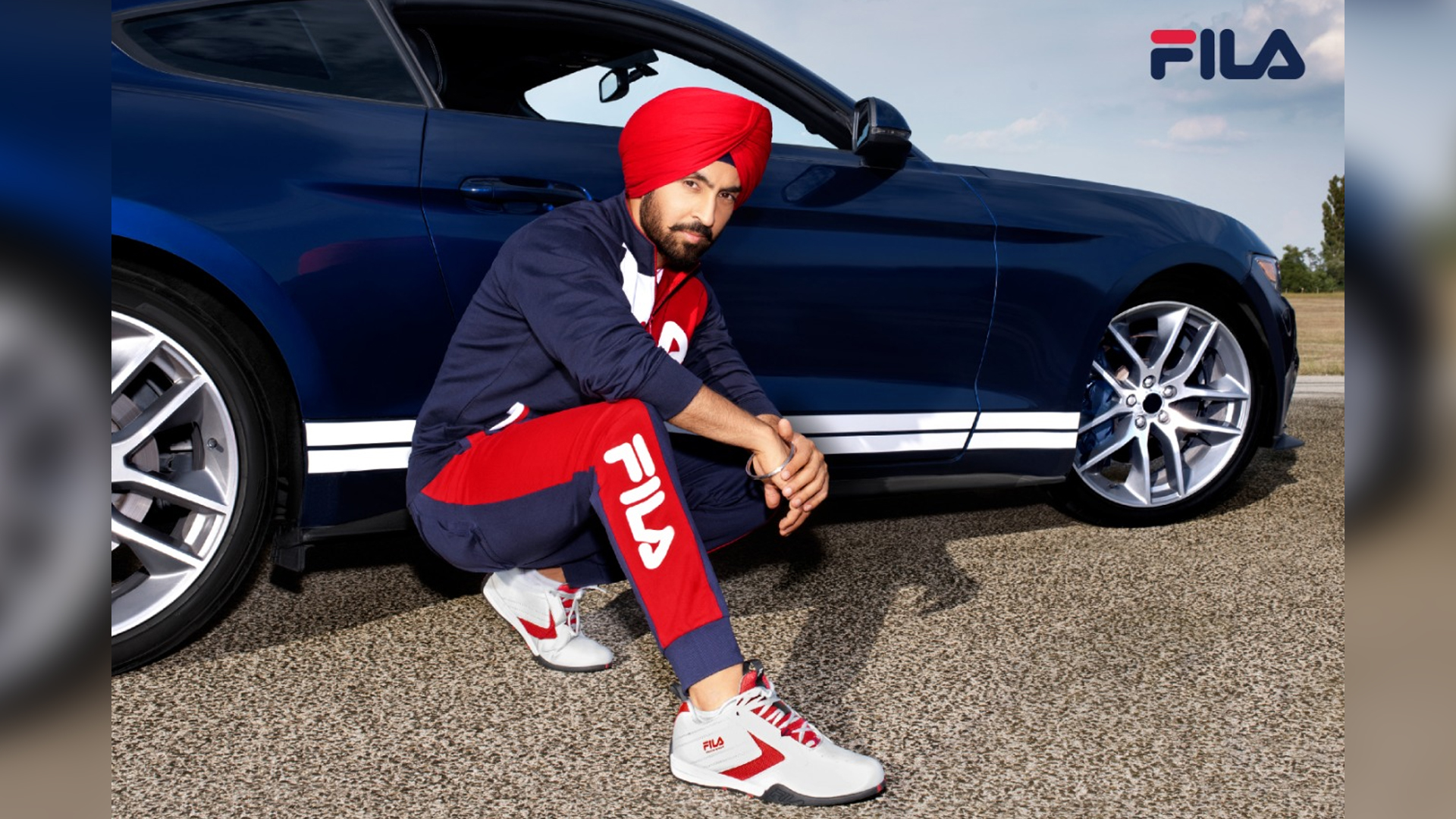 HEARTTHROB OF INDIA DILJIT DOSANJH BECOMES THE FACE FOR FILA’S MOTORSPORT CAMPAIGN