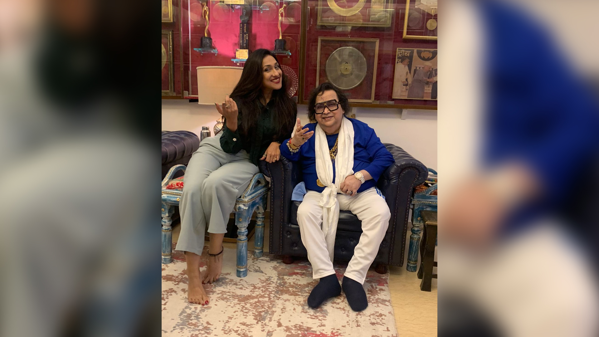 Award winning composer Bappi Lahiri introduces superstar Rituparna Sengupta as a singer, records a song titled “Phoolmati” slated to release this Durga Puja