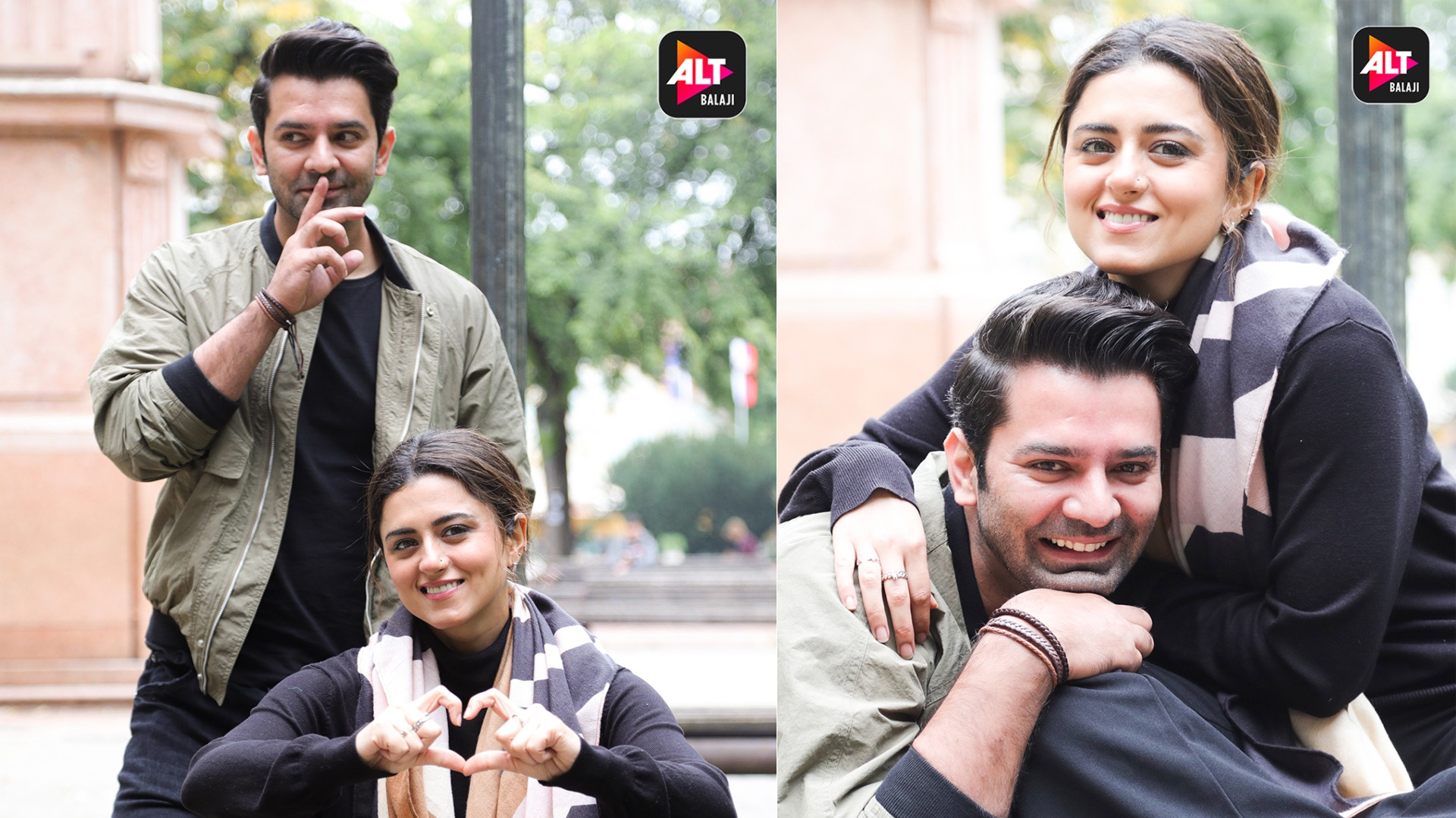 Ridhi Dogra & Barun Sobti’s cute pictures from the sets of ALTBalaji’s A COLD MESS go viral!