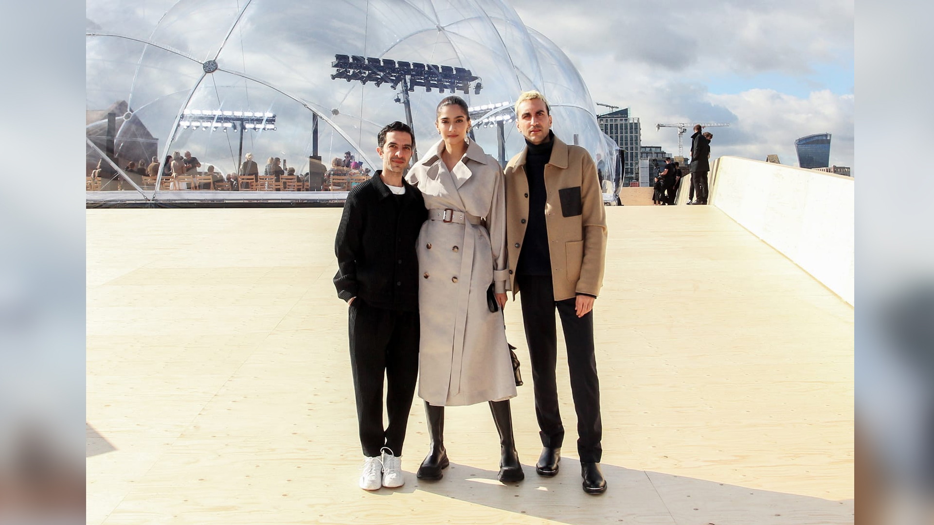 Sonam Kapoor Ahuja makes heads turn at Alexander McQueen fashion show