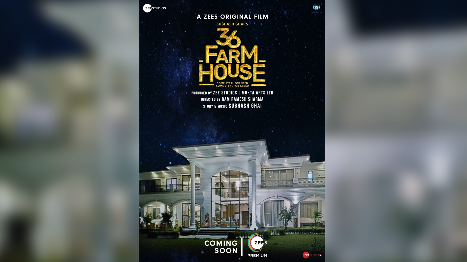 Subhash Ghai’s 36 Farmhouse to premiere soon on ZEE5