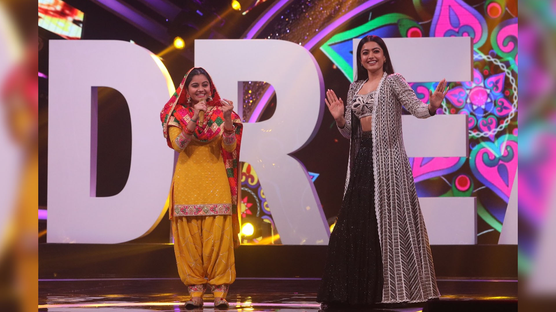 Punjabi Kudi Rupam Bharnarhia grooves with Rashmika Mandanna on Indian Idol 13’s ‘The Dream Debut’