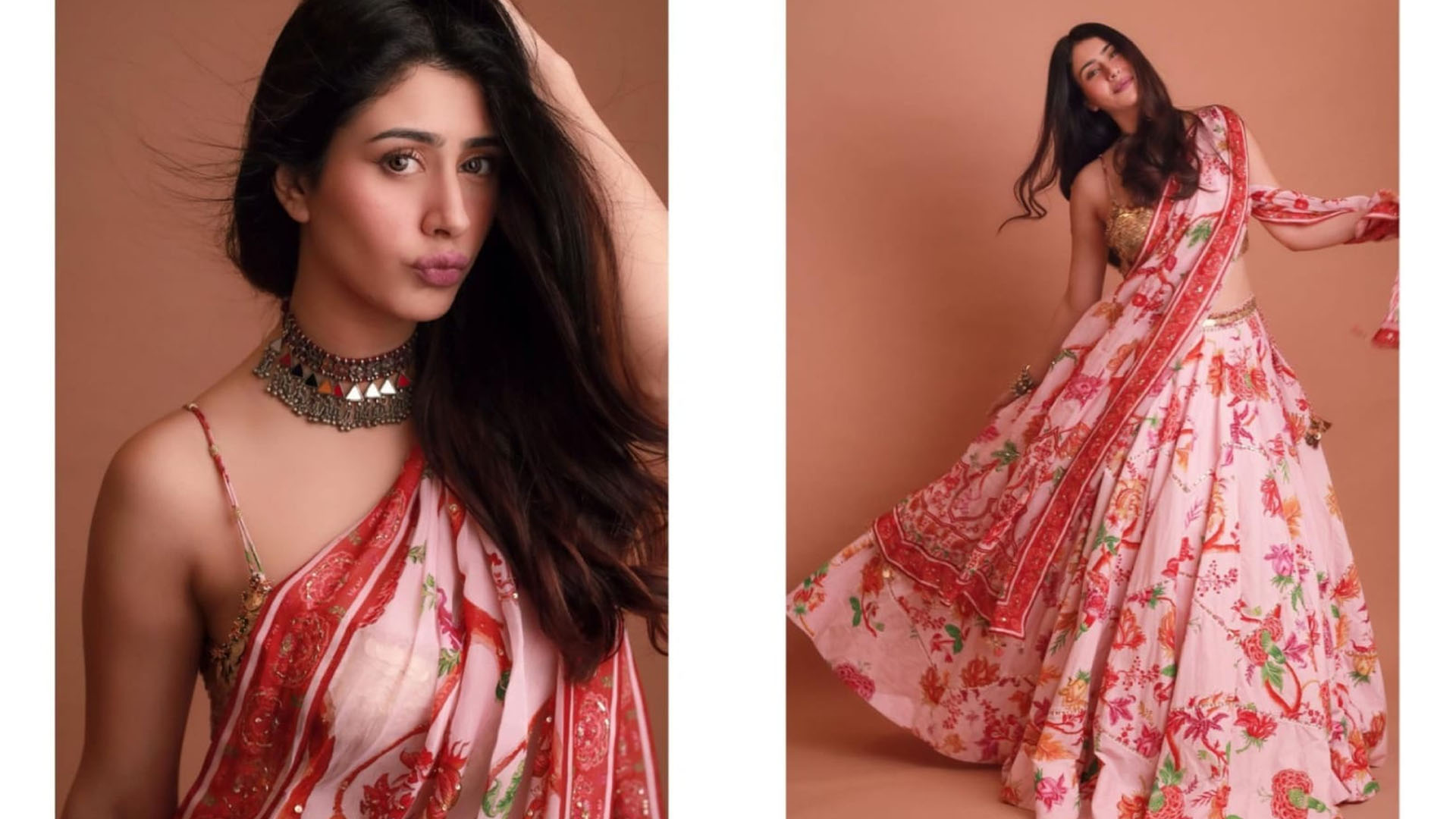 Warina Hussain Oomphed Her Serene Look In A Floral Printed Sleeveless Dress, Worth Rs. 70,000.