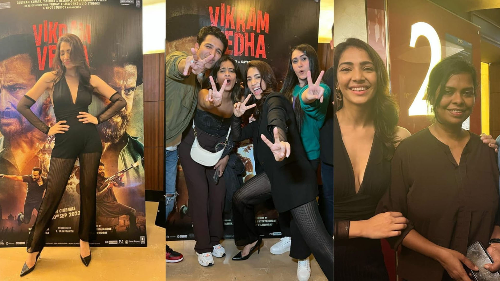 Vikram Vedha actress Yogita Bihani pens a heartfelt note on seeing herself on the silver screen at the special screening of her Big Bollywood Debut!