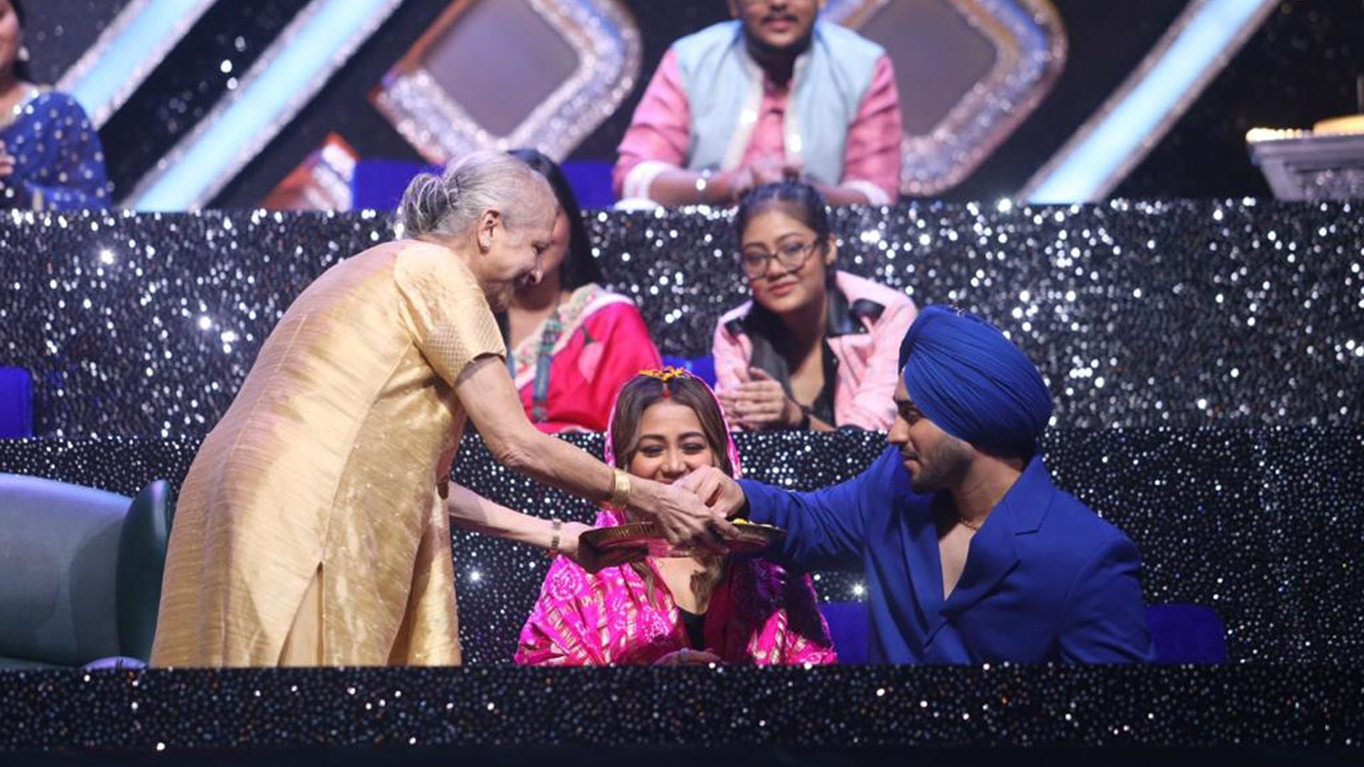 This Sunday, ace music composer Pyarelal ji and his wife Sunila ji will bless judge Neha Kakkar and her husband Rohan Singh on Sony TV’s Indian Idol – Season 13