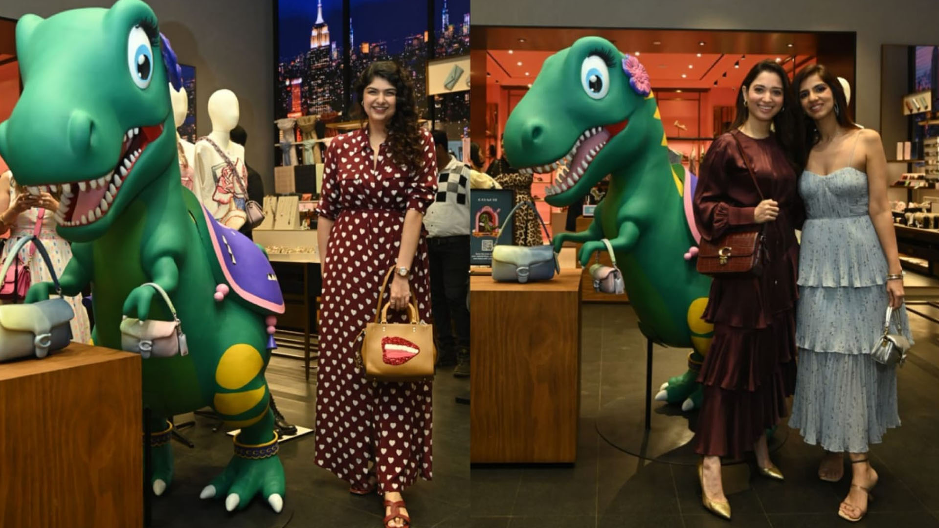 Tamannaah Bhatia, Anshula Kapoor & Nishka Lulla were spotted celebrating Diwali at the COACH store