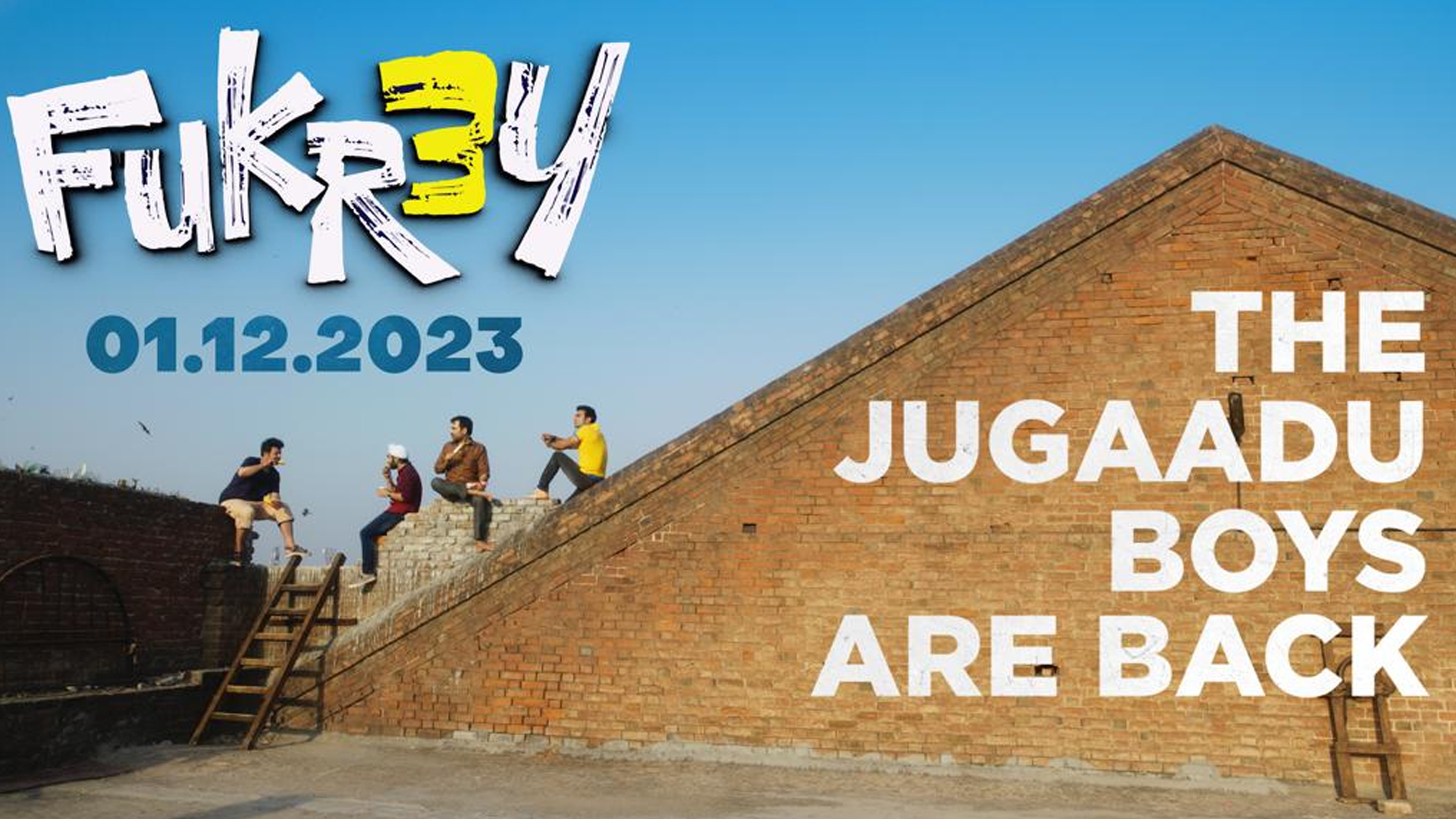 Excel Entertainment Announces the Highly-Anticipated Release Date for Fukrey 3 on its 10th Anniversary with a special unit celebrating the underdog franchise.