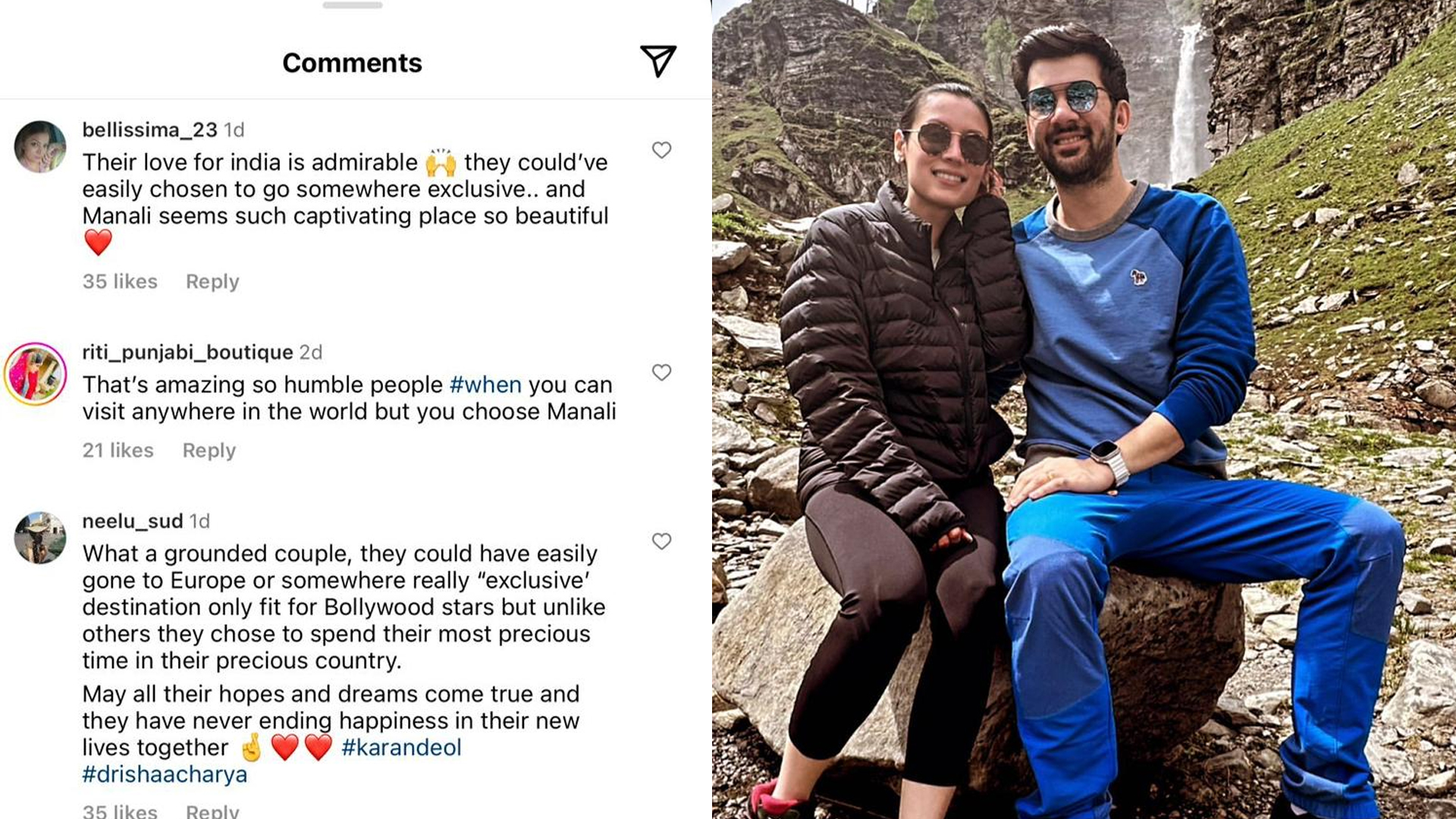 Fans are going gaga over Karan Deol and Drisha Acharya’s simplicity! – Deets Inside