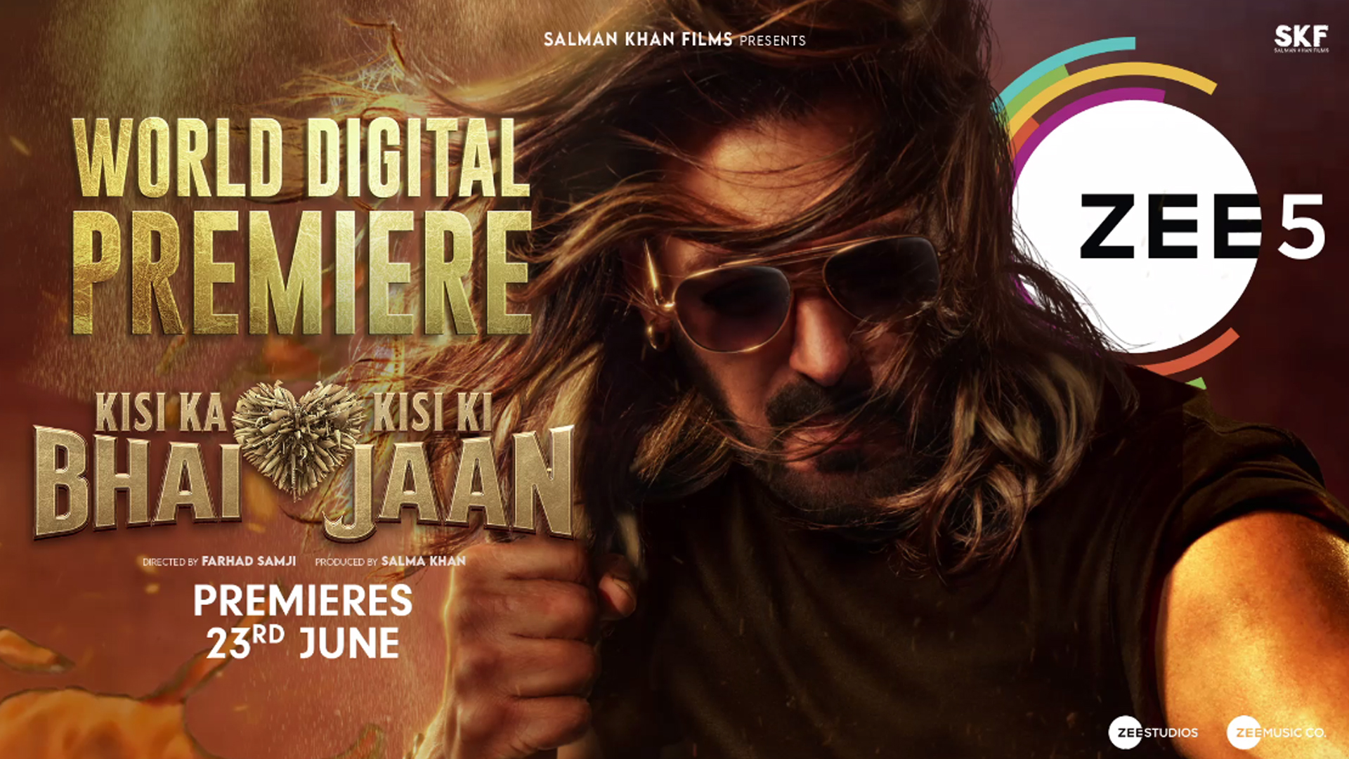 ZEE5 announces the World Digital Premiere of Salman Khan Starrer – ‘Kisi Ka Bhai Kisi Ki Jaan’