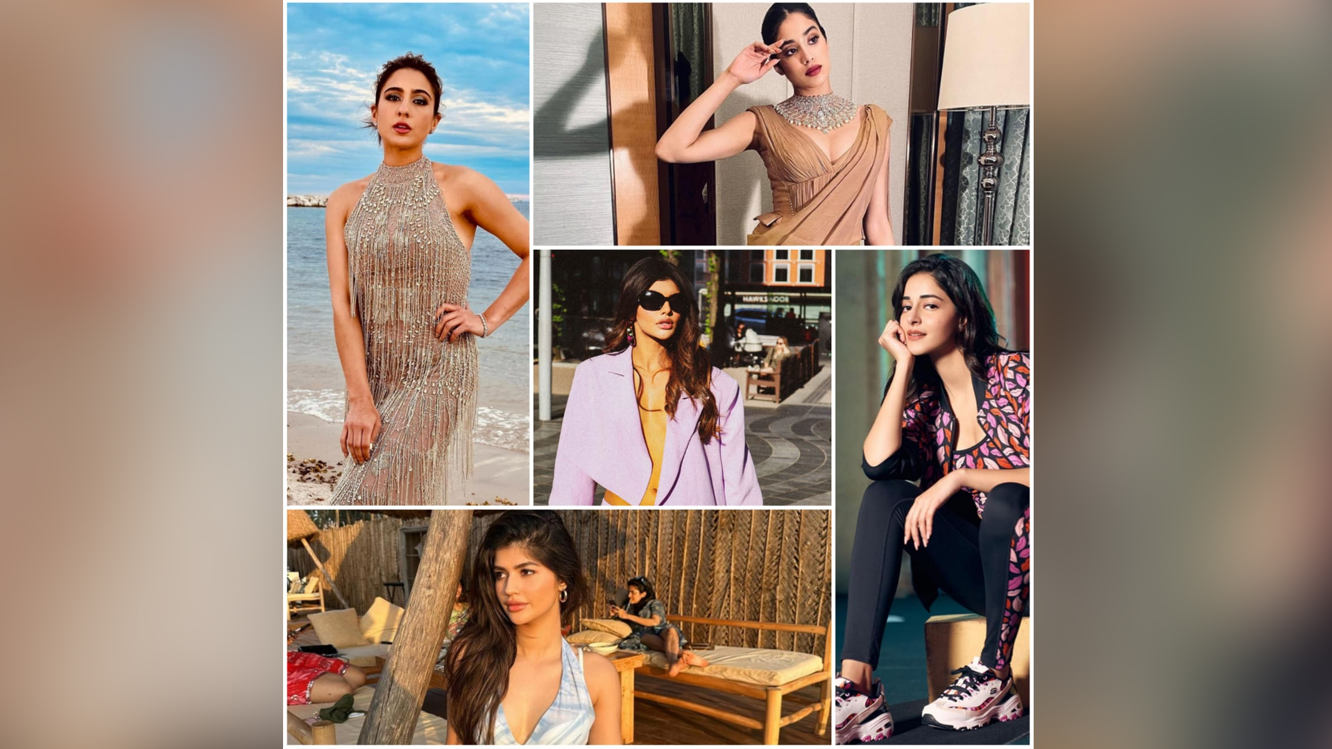 From Janhvi Kapoor’s gym wear to Richa Ravi Sinha’s Classy fashion choices to Ananya Panday’s party outfits ; Top 5 GenZ Actresses Redefining Fashion