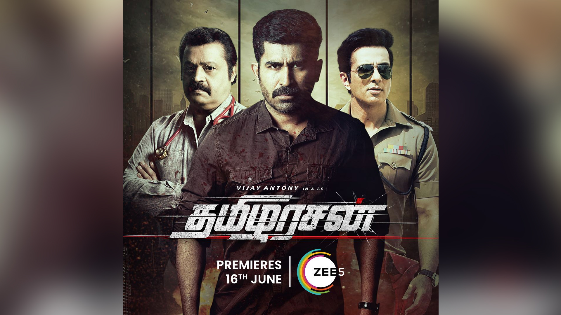 ZEE5 announces the World Digital Premiere of Tamil action thriller, Tamilarasan on 16th June 2023