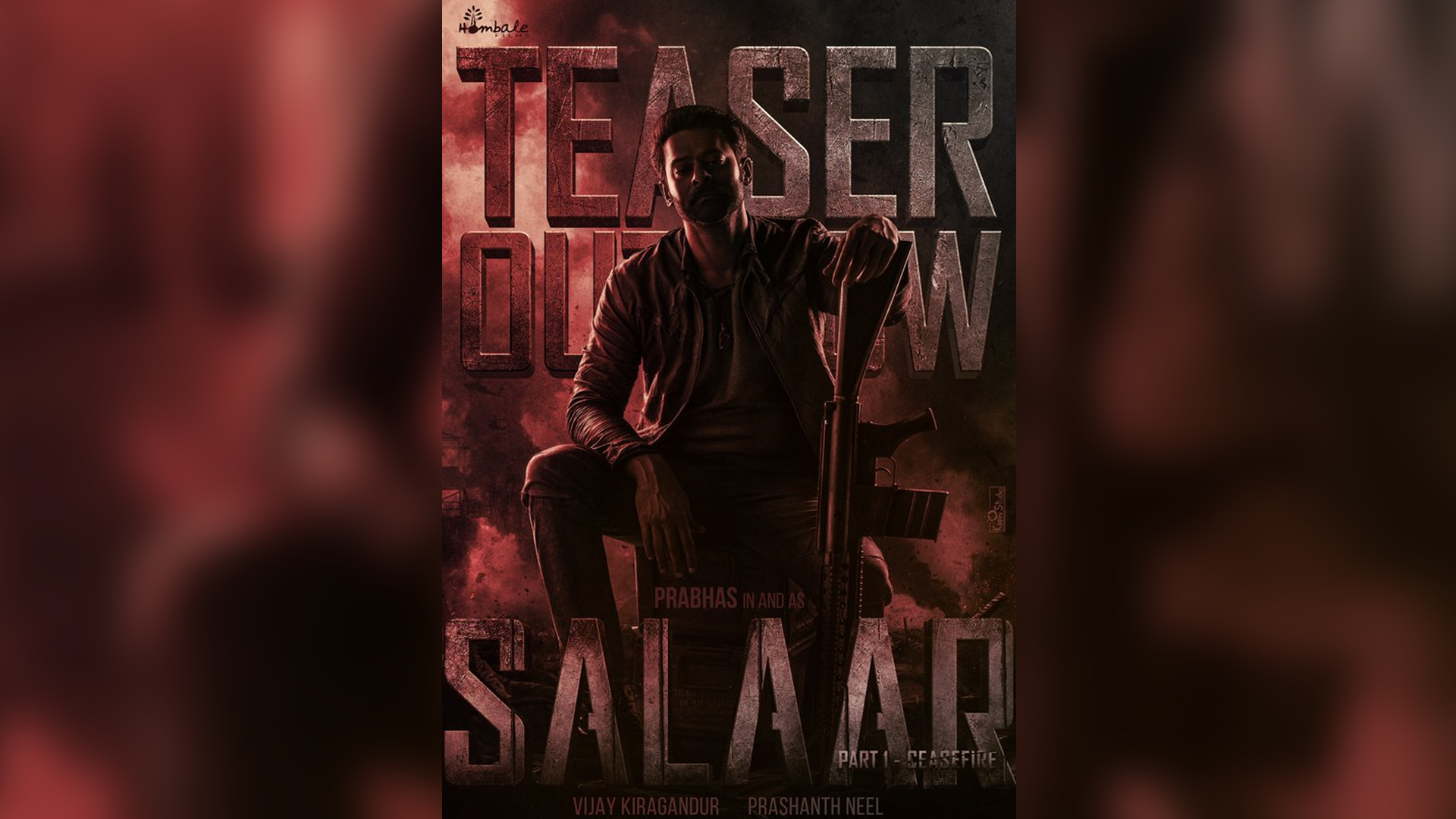 Hombale Films unveils the much awaited grand teaser of Prashanth Neel’s Universe Salaar Part 1 : CEASEFIRE starring Prabhas