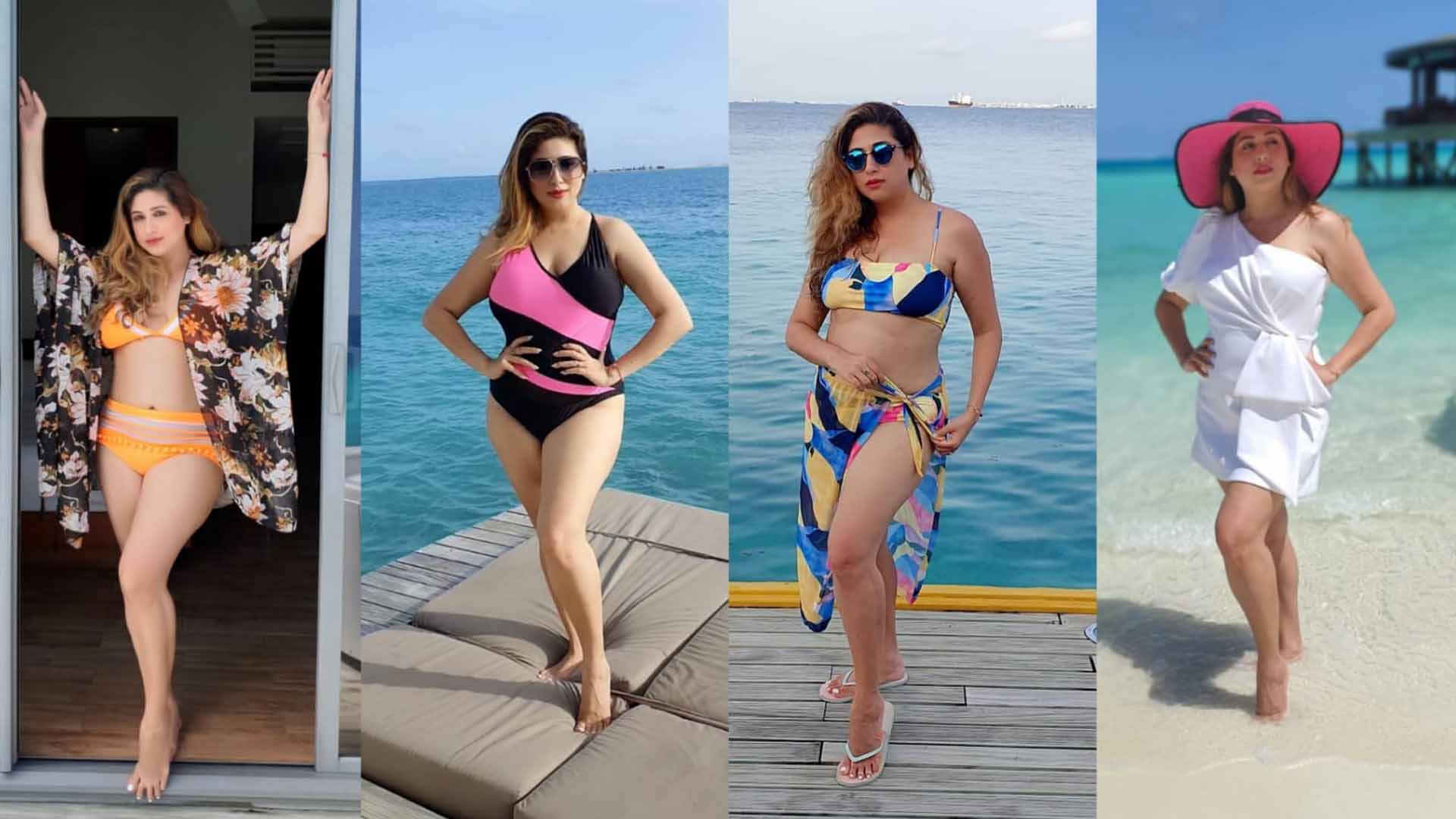 Actress Vahbiz Dorabjee’s hot bikini looks from her recent Maldives vacation will make you stop and stare. Check out the full details