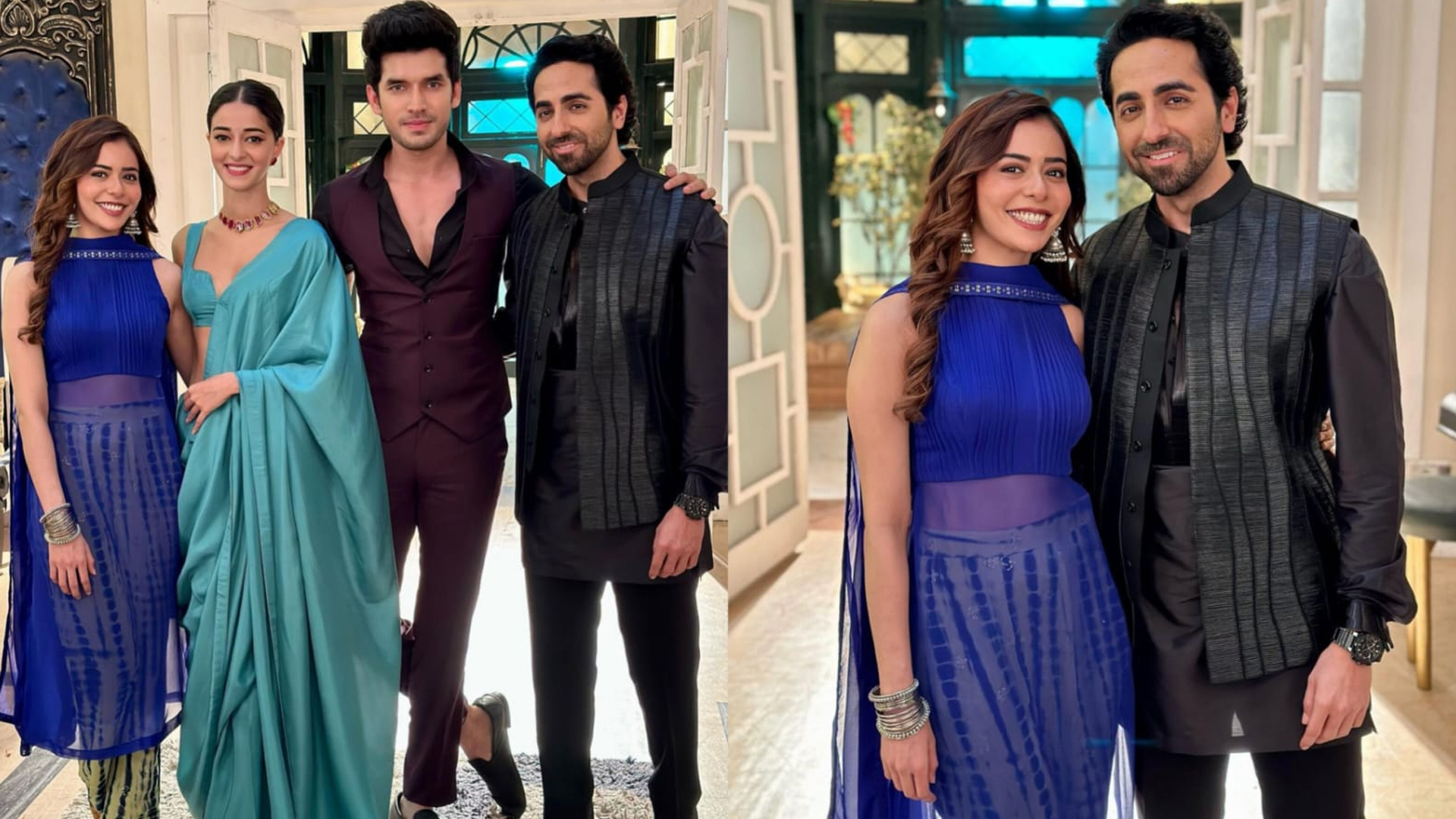 “Shooting with Ayushmann and Ananya was an experience filled with joy and inspiration,” mentions Kundali Bhagya’s Sana Sayyad