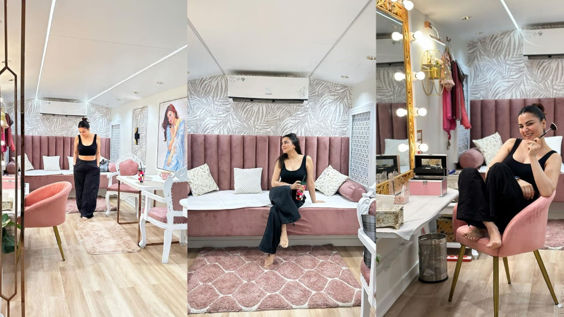 A cozy abode on wheels: Kundali Bhagya actress Shraddha Arya aesthetically transforms her vanity van with a personal touch