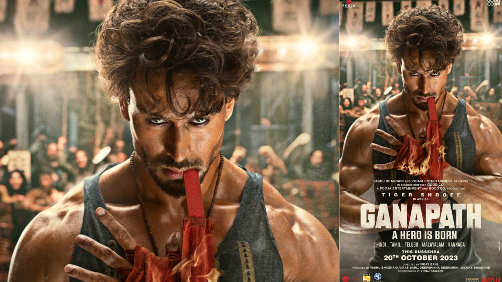 Pooja Entertainment launches the power-packed poster of Tiger Shroff from the much-awaited Ganapath – Rise Of The Hero at the onset of Ganesh Chaturthi