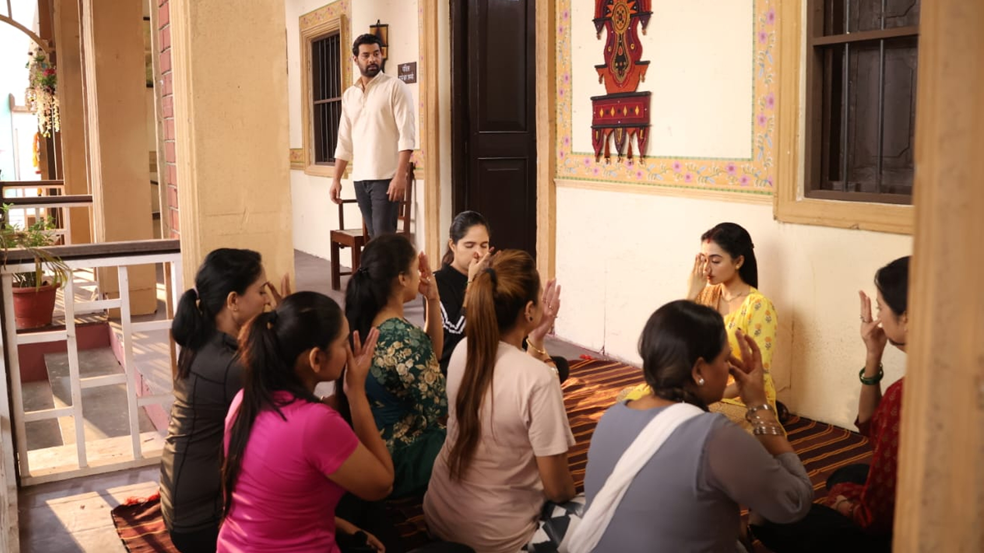 Neeharika Roy turns yoga teacher for the upcoming track of Pyaar Ka Pehla Naam Radha Mohan
