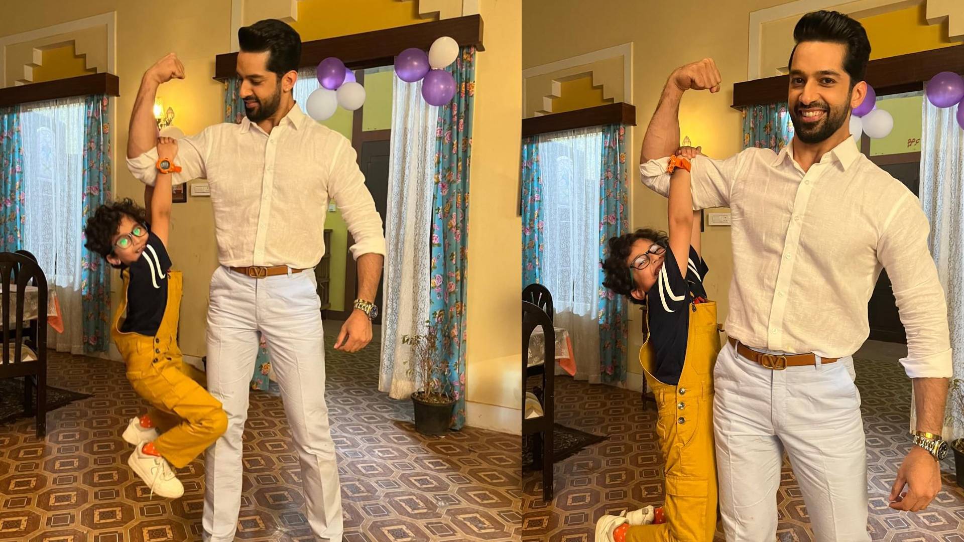 Did you know Main Hoon Saath Tere’s Kian is the dumbbell for actor Karan Vohra on set?