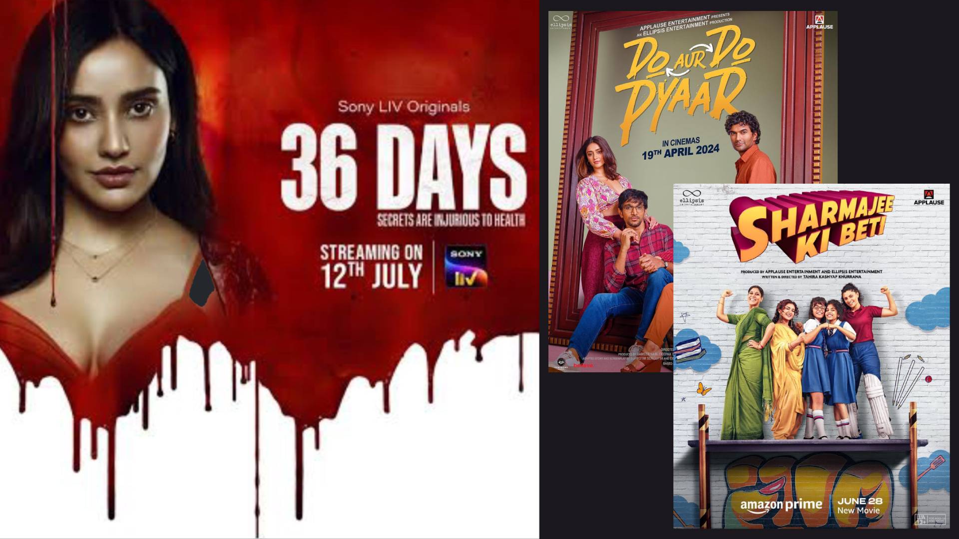 Check out Applause Entertainment’s latest line up on SonyLIV, Disney+Hotstar, and Prime Video!