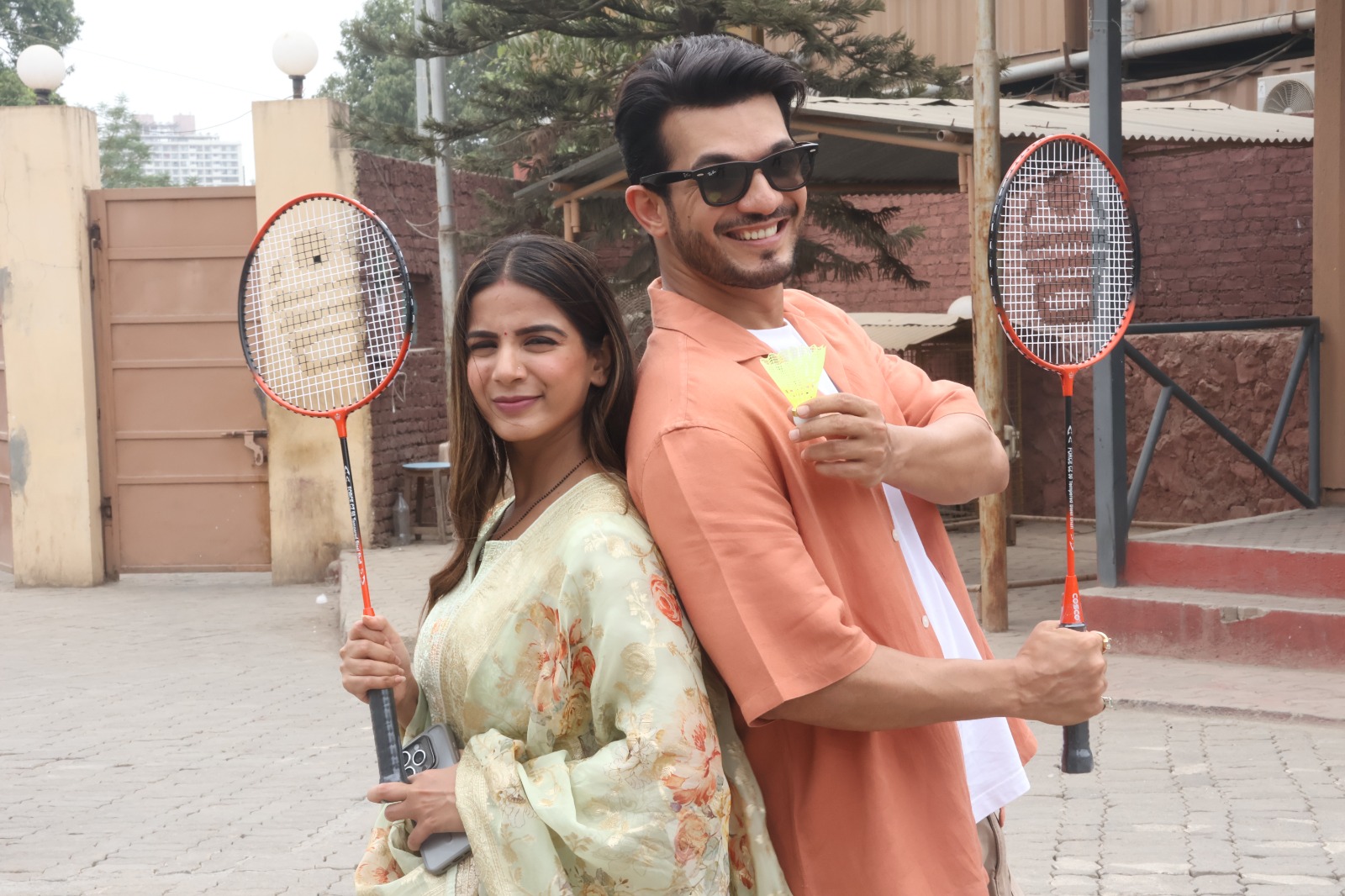 Arjun Bijlani and Nikki Sharma’s badminton break on Pyaar Ka Pehla Adhyaya ShivShakti sets