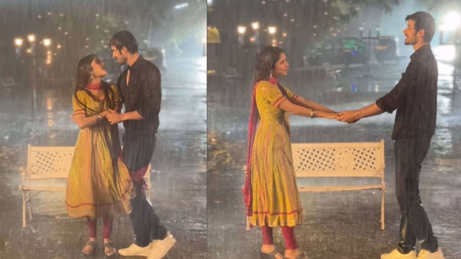 Paras Kalnawat and Adrija Roy shoot a dreamy ‘Baarish wala Romance’ for Kundali Bhagya