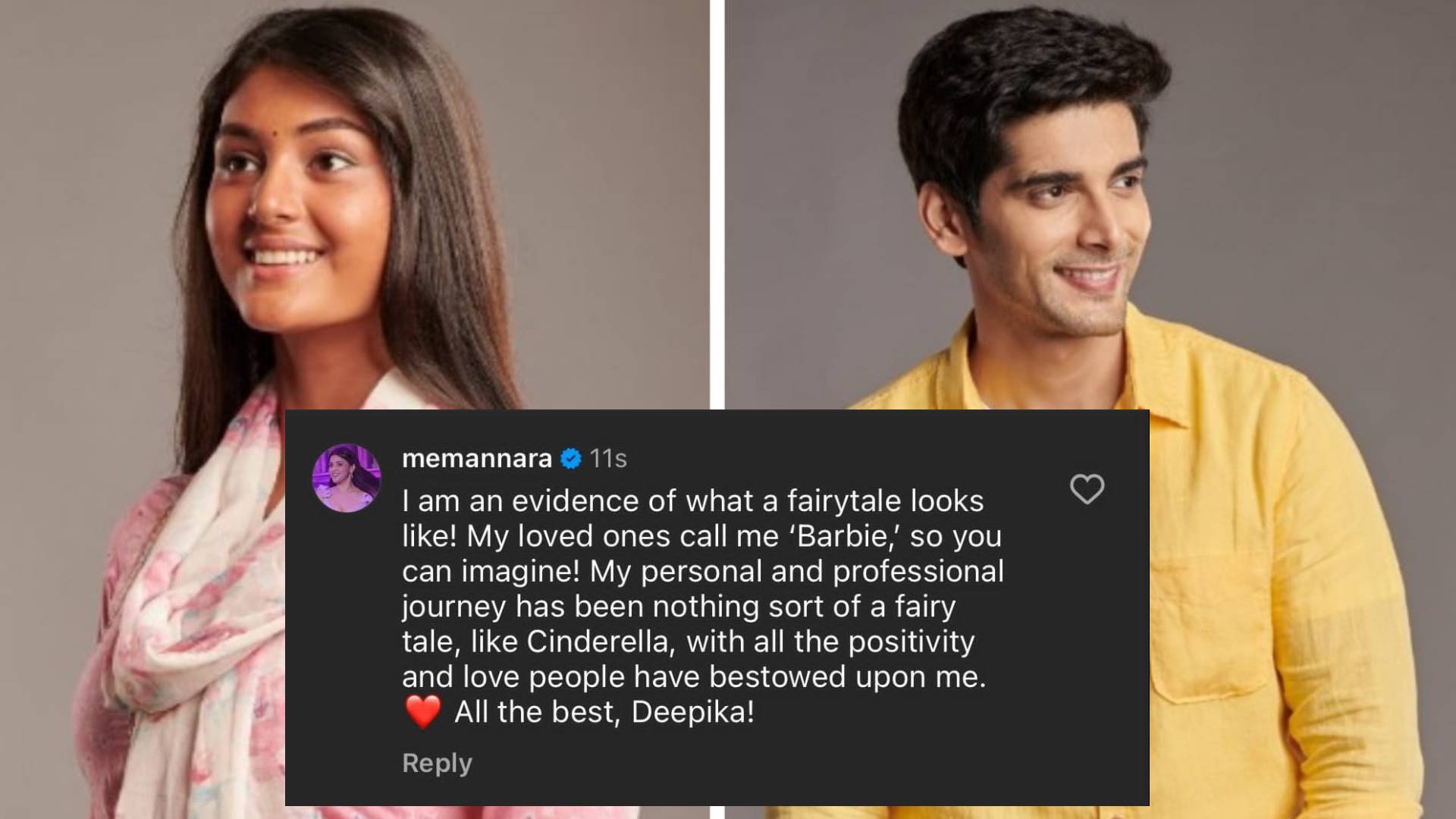 Here Is What “Barbie” Mannara Chopra Had To Say About Fairy Tales and To Deepika From Star Plus Show Dil Ko Tumse Pyaar