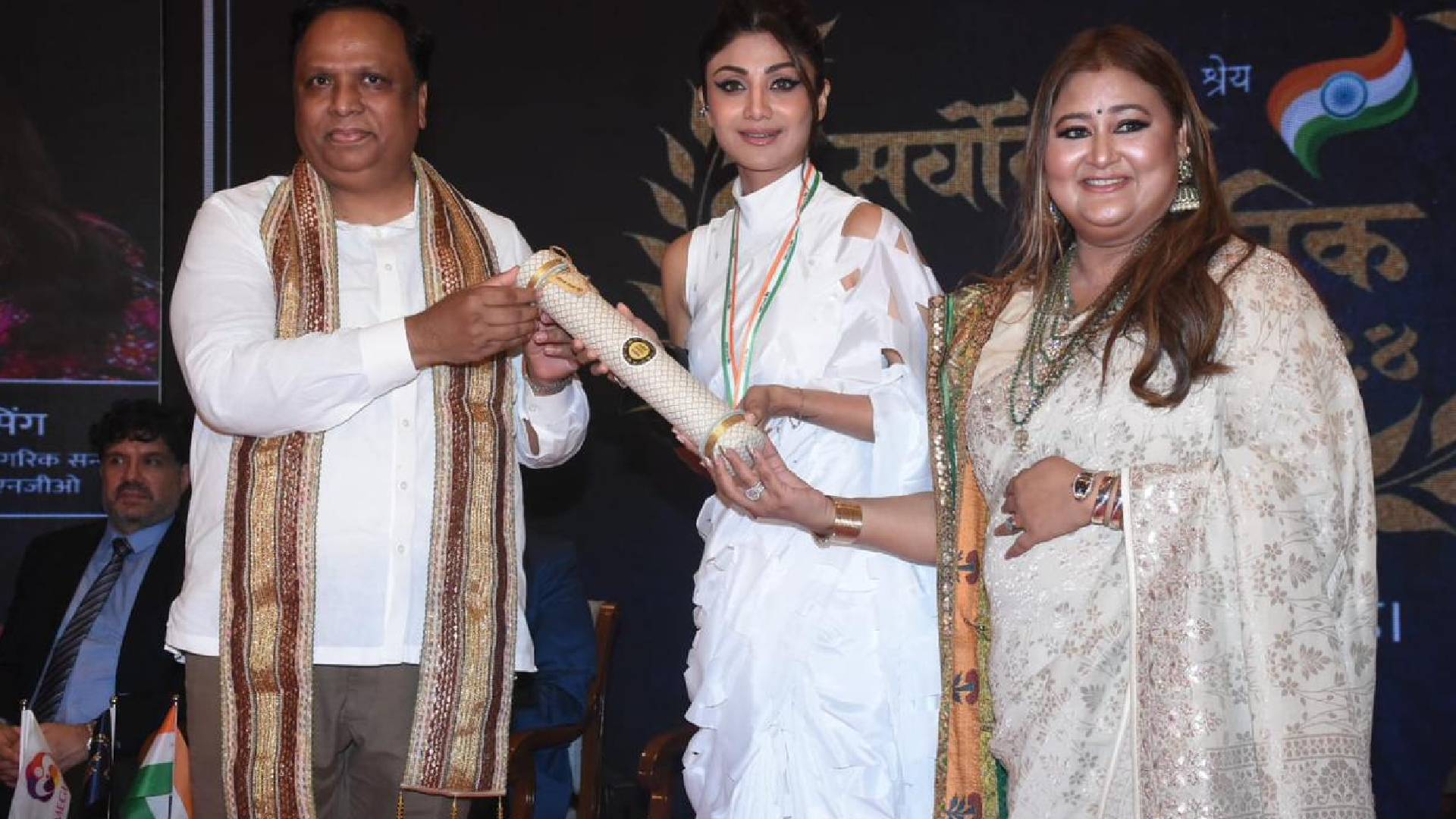 Seema Singh and Shilpa Shetty Grace the Sarvottam Nagrik Sanman 2024 Awards Ceremony