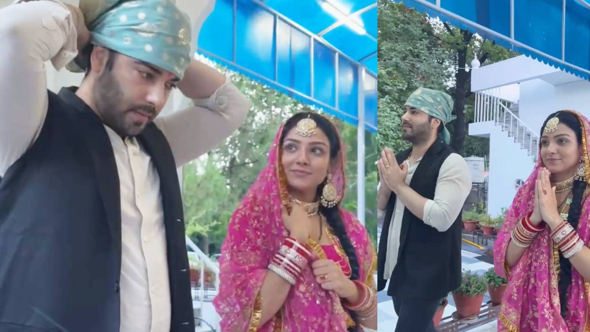 Kinshuk Mahajan and Neha Rana seek divine blessings at a Gurudwara in Chandigarh ahead of COLORS’ ‘Megha Barsenge’