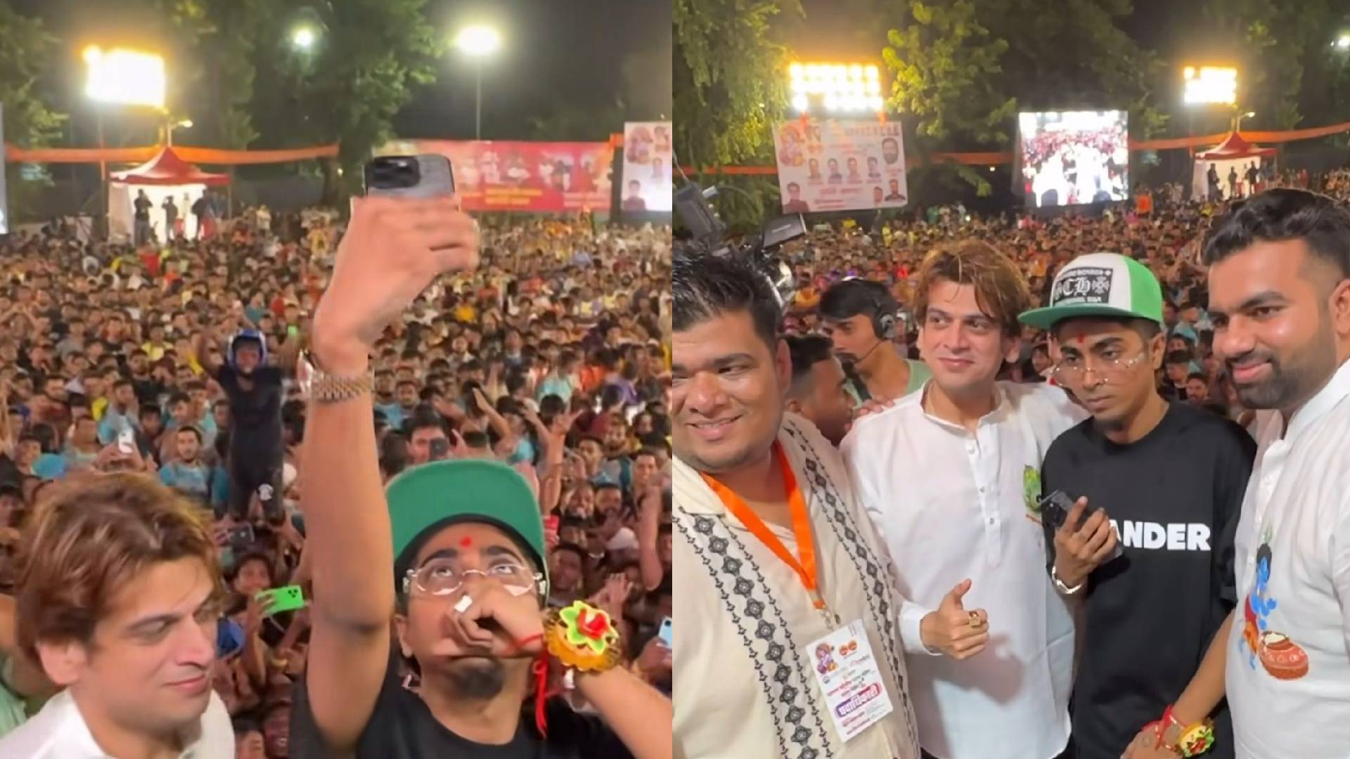 Rapper MC Stan puts Tilak on his forehead as he Attends Dahi Handi on Janmashtami, fans call him the ‘most secular artist’