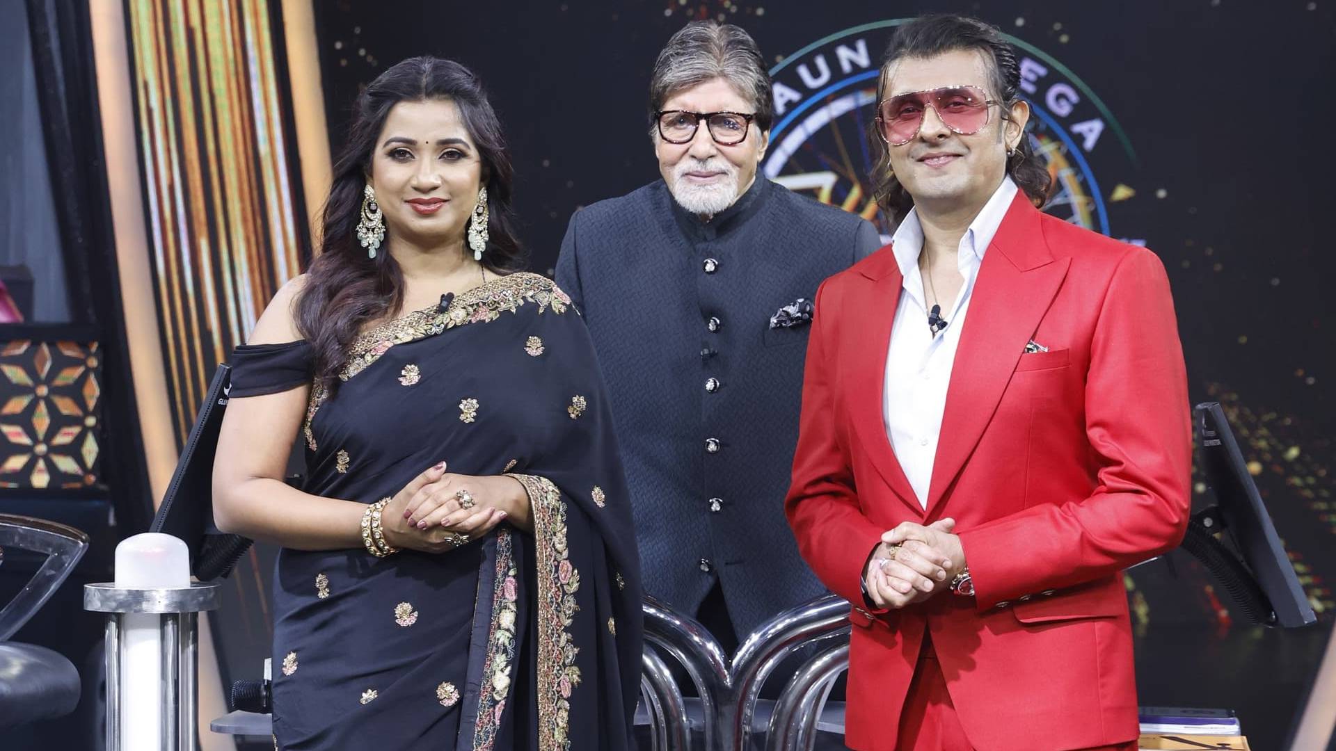 Shreya Ghoshal Makes Her Kaun Banega Crorepati debut with Sonu Nigam; Host Amitabh Bachchan Encourages her saying, “Sonu bade guuni aur gyaani hai. If you ever feel stuck, look at Sonu for some inspiration”