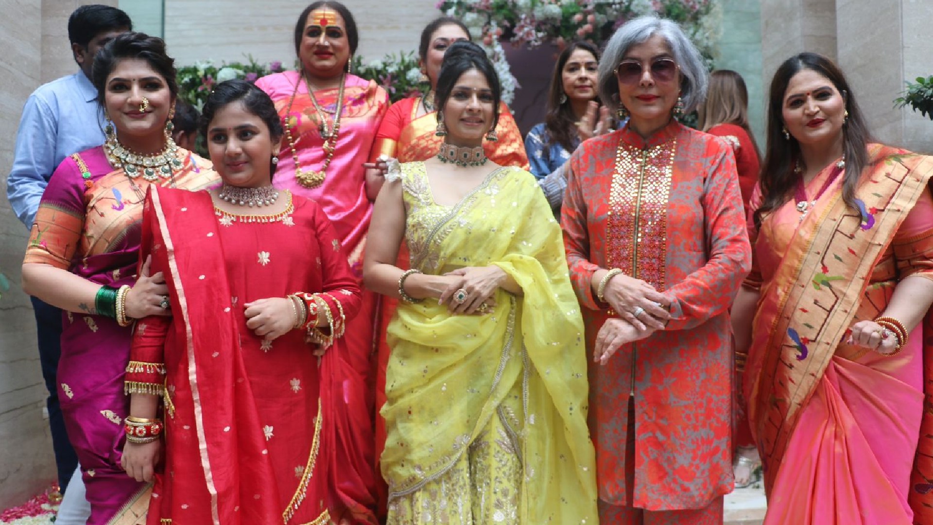 Usha Kakade Hosts Star-Studded Ganesh Chaturthi Celebration With Tanishaa Mukerji, Zeenat Aman, Urmila Matondkar, Neelam Kothari, Maheep Kapoor, Bhavana Pandey