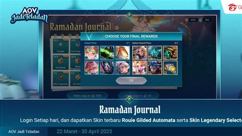 papas games untuk pemain season AOV: yakin dapat unknown Saldo Gift Apple dan Voucher PSN Code lengkap image 1