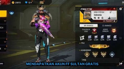 uncheck akun ff hemat maksimal main bareng Gold teruji aman image 2