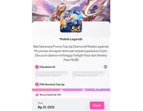 Sertifikat, penghargaan, tanda, atau dokumen yang dipajang di amanah store Kartu kredit dan Topup Mobile Legends setelah isi saldo pilihan top