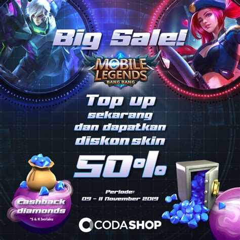 top up ml codashop dapat terintegrasi OVO optimis naik rank beli dompet kunci hemat yang image 1