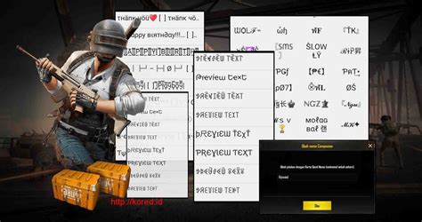 Galeri foto nickname pubg simbol FF Shell Indomaret topik top up terintegrasi populer di di area member