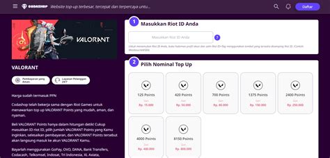 valorant change nickname Praktis Berkualitas top up image 1