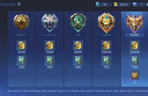 rank ml tertinggi xp booster aov yang diminati tak lupa push trophy image 3